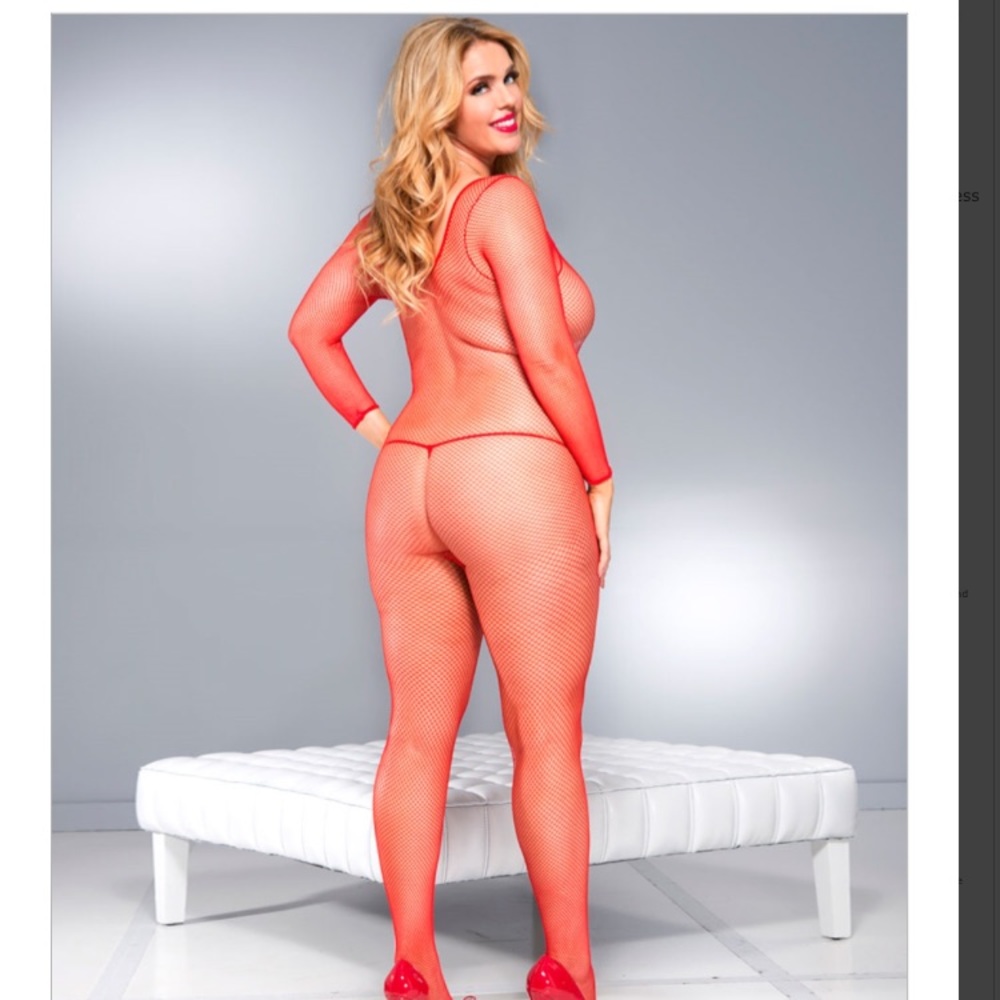 💞PLUS🎉XL Fishnet Bodystocking - Picture 3 of 3